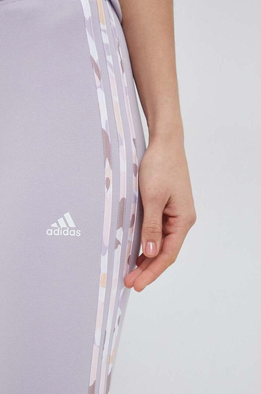 adidas Legíny dámské šedá barva s potiskem - Pepit.cz