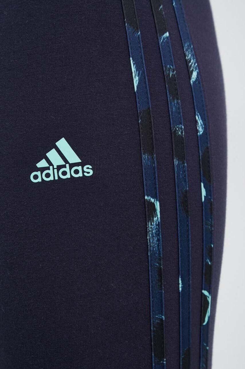 adidas Legíny dámské vínová barva s potiskem - Pepit.cz