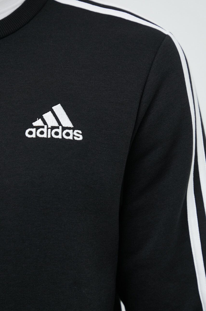 adidas Mikina pánská černá barva s aplikací - Pepit.cz