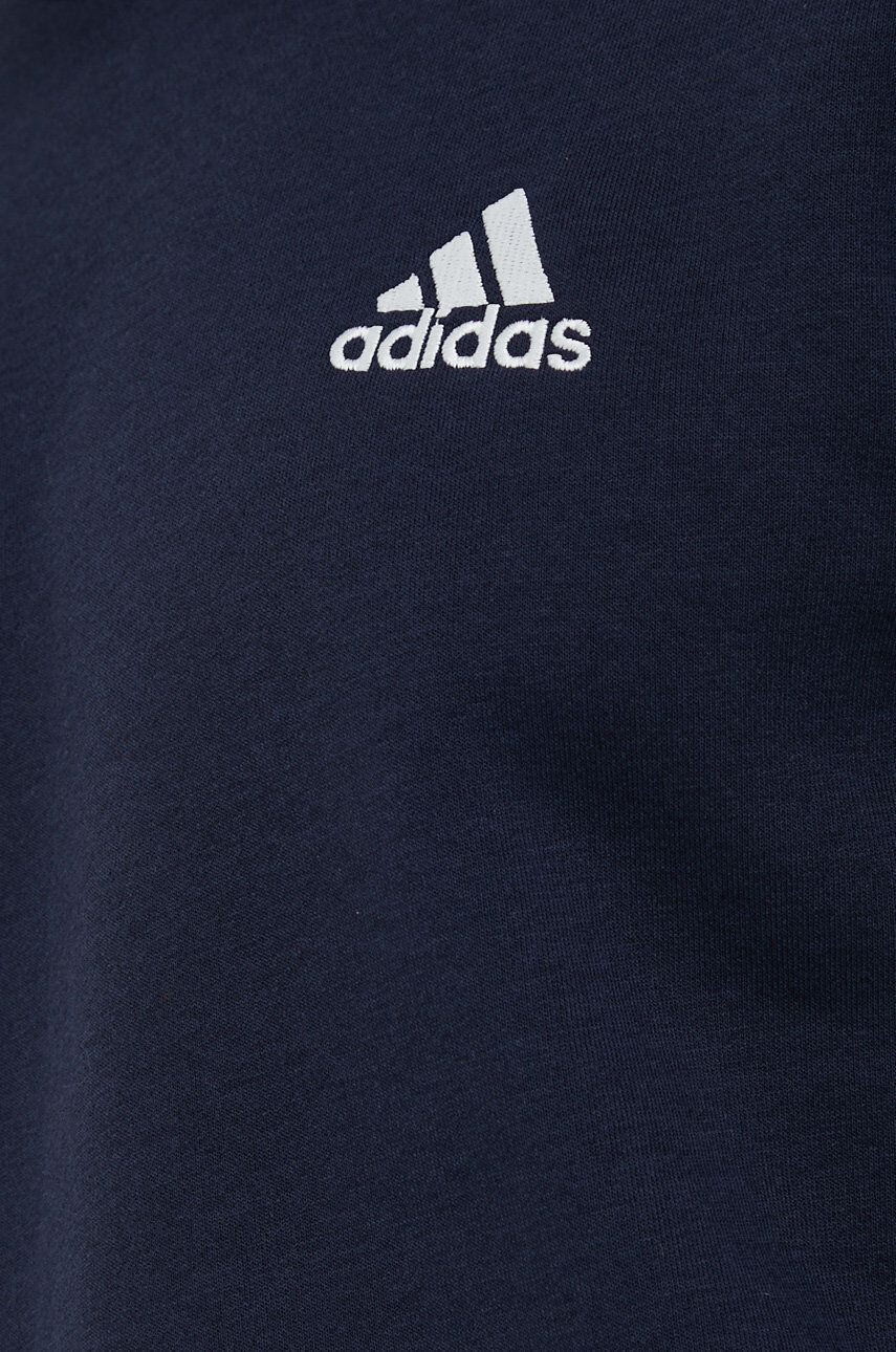 adidas Mikina pánská tmavomodrá barva s aplikací - Pepit.cz