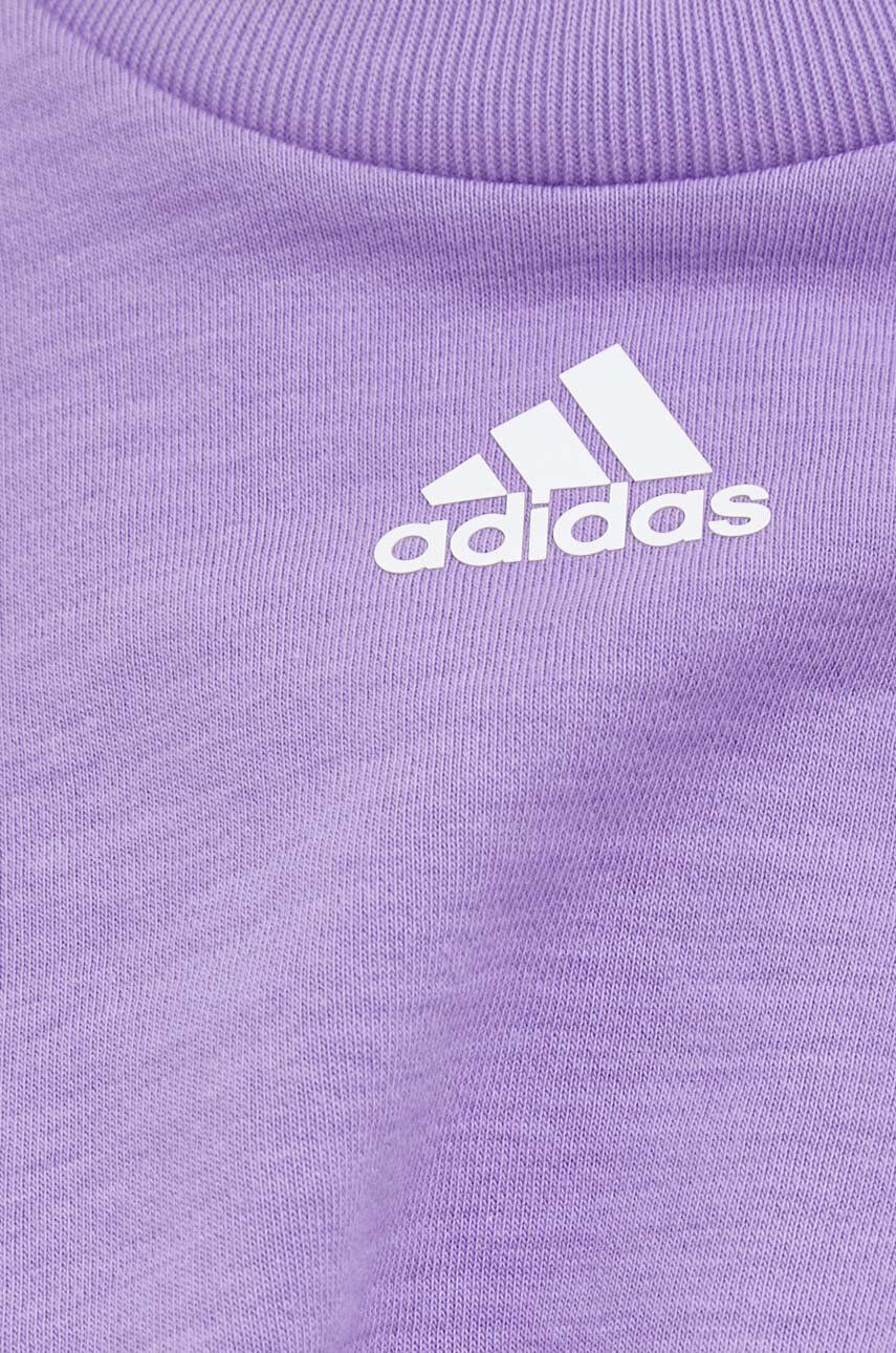 adidas Mikina dámská fialová barva hladká - Pepit.cz