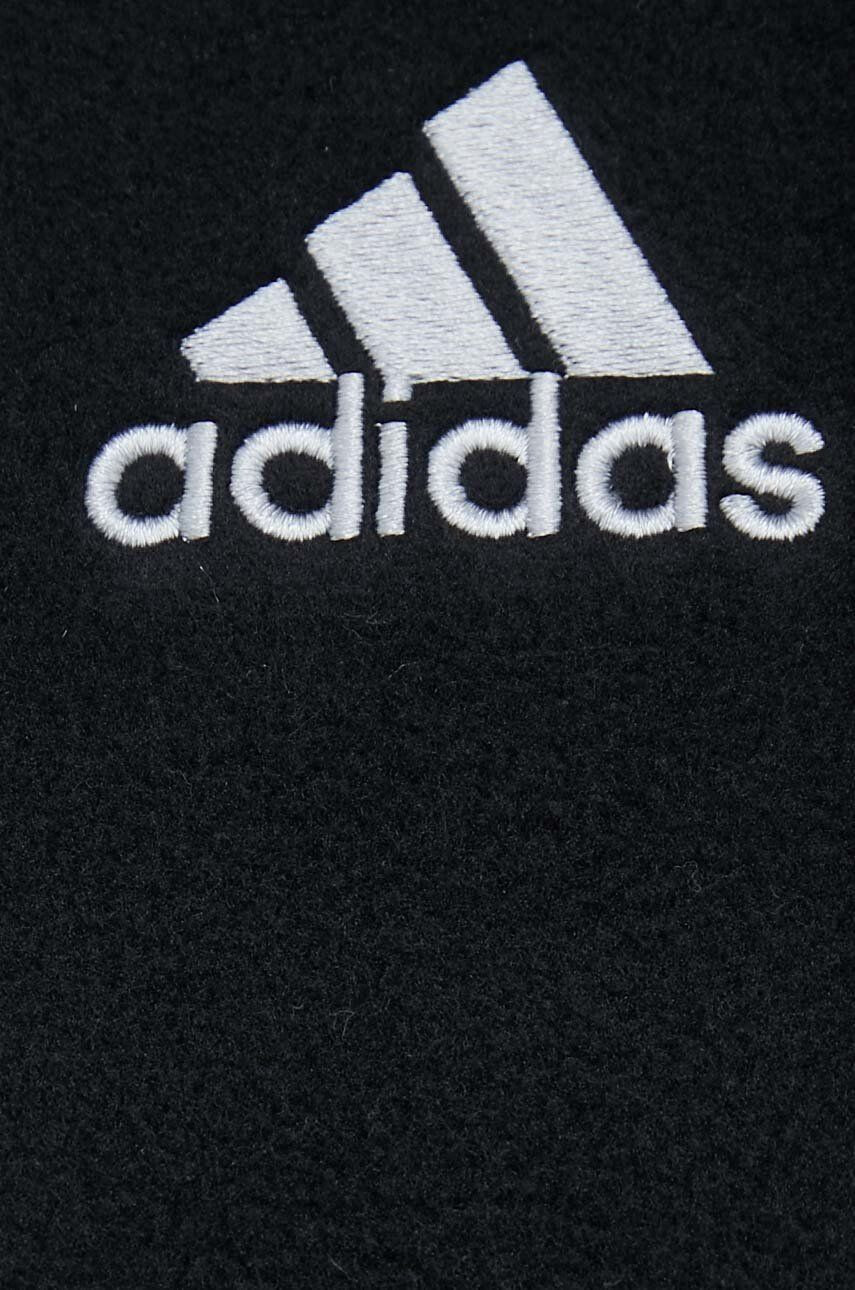 adidas Mikina pánská černá barva s kapucí hladká - Pepit.cz