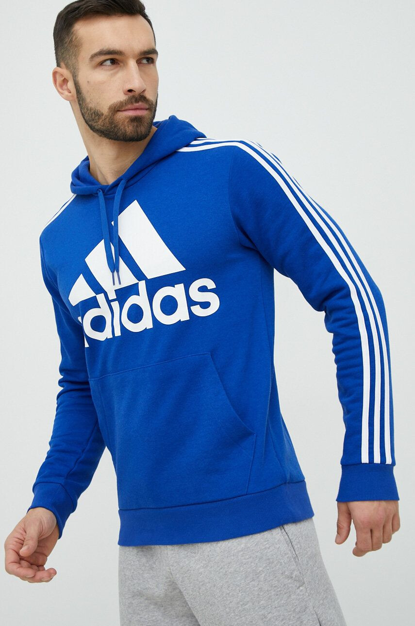 adidas Mikina pánská s kapucí s potiskem - Pepit.cz