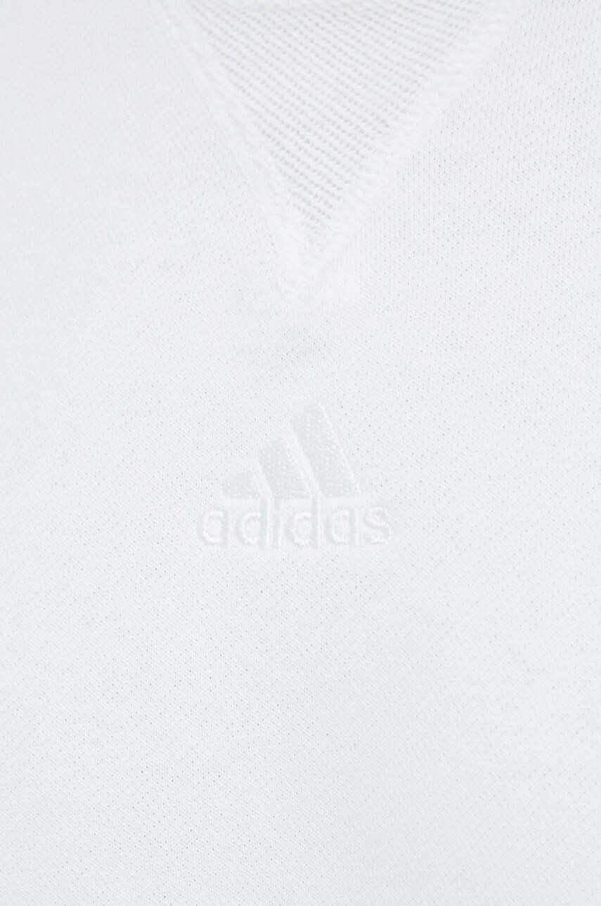 adidas Mikina pánská bílá barva hladká - Pepit.cz