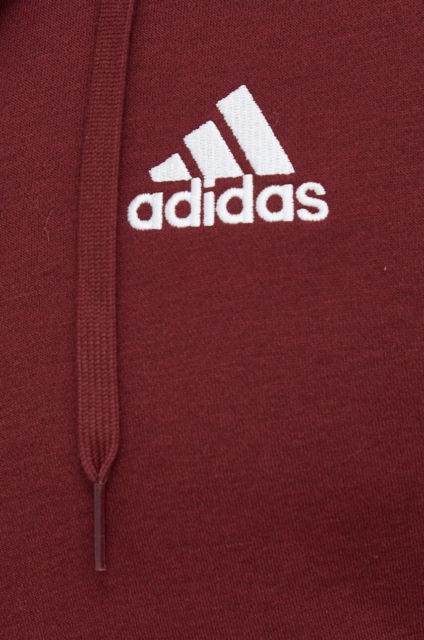 adidas Mikina pánská zelená barva s kapucí hladká - Pepit.cz