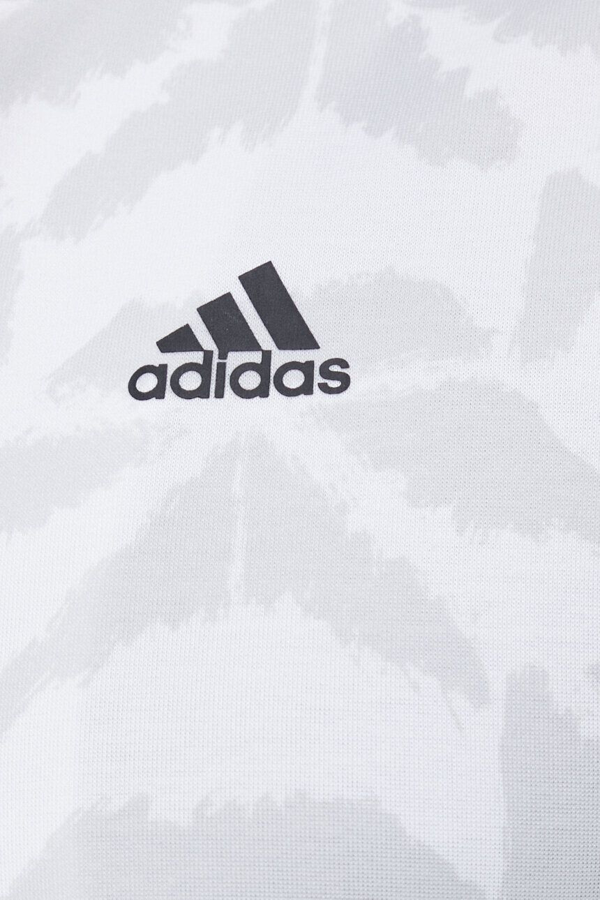 adidas Mikina pánská bílá barva vzorovaná - Pepit.cz