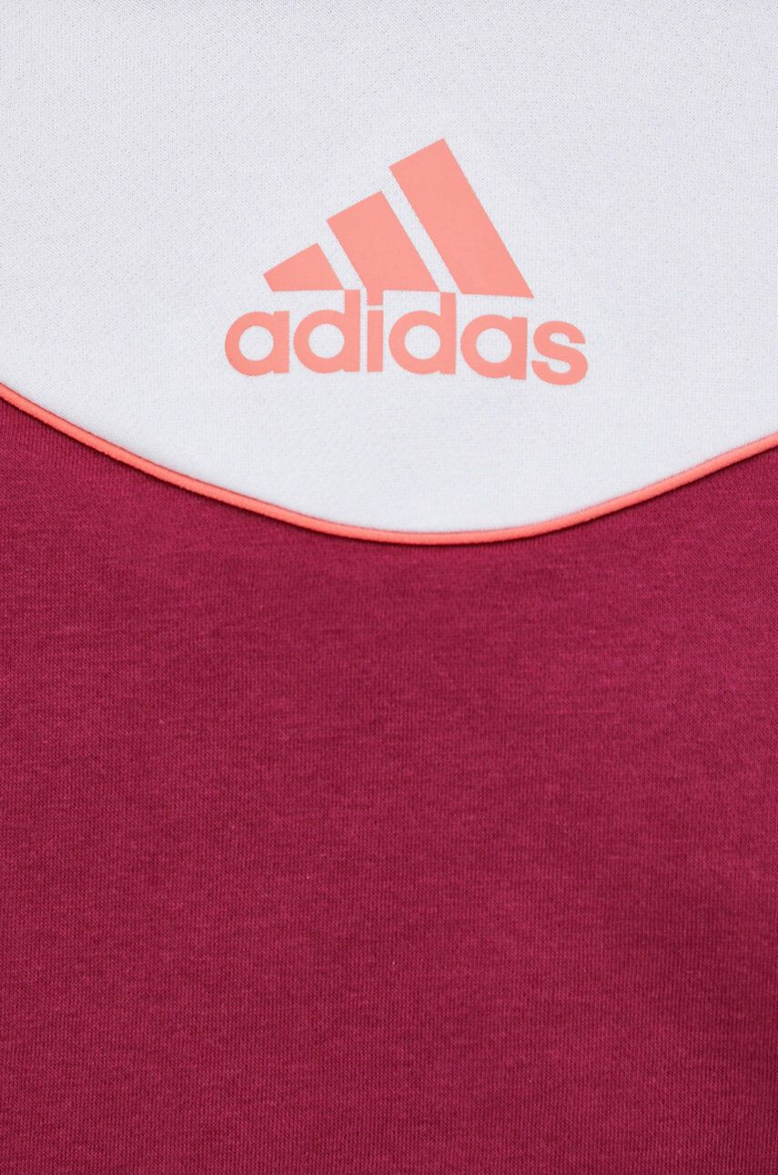 adidas Mikina pánská černá barva s potiskem - Pepit.cz