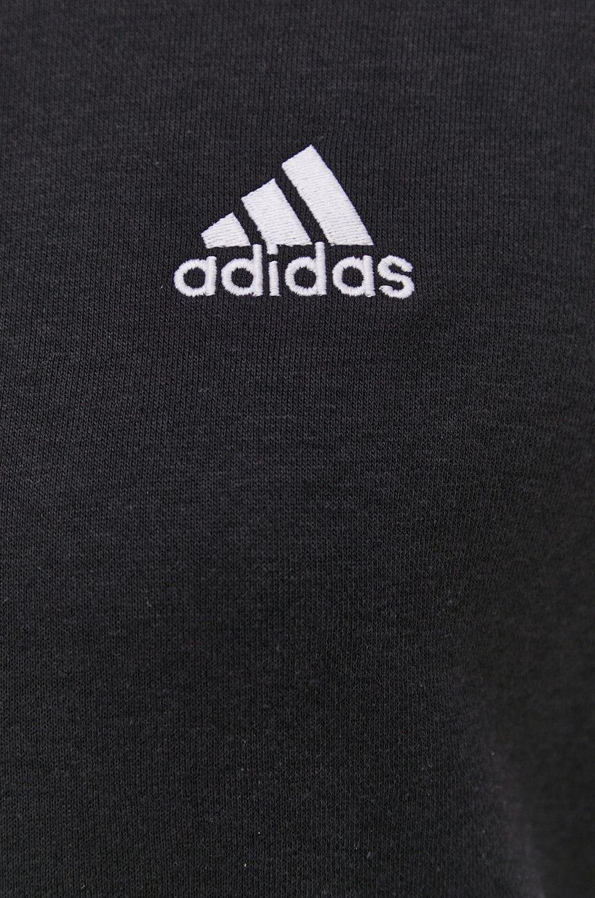 adidas Mikina GM5582 dámská černá barva hladká - Pepit.cz