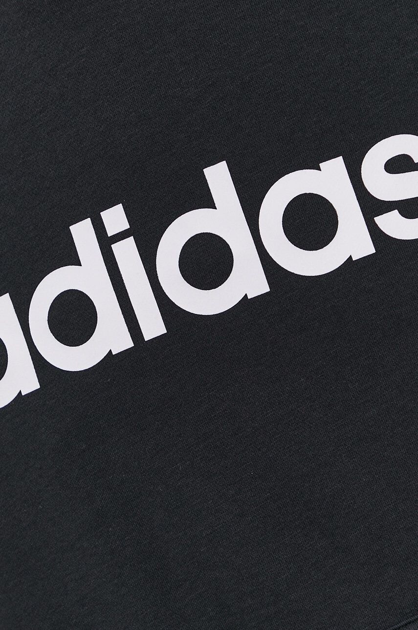 adidas Mikina GL0635 dámská černá barva s potiskem - Pepit.cz