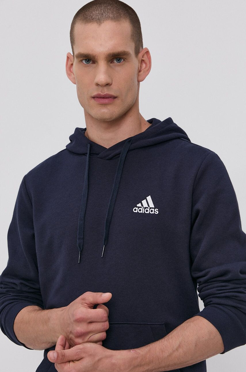 adidas Mikina H12216 pánská tmavomodrá barva hladká - Pepit.cz