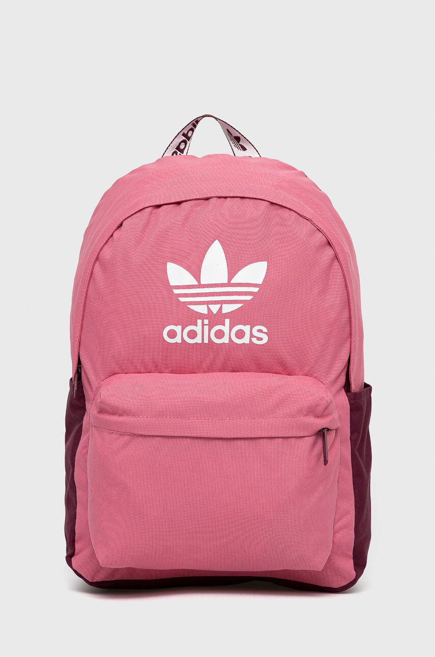 adidas Originals Batoh dámský růžová barva velký s potiskem - Pepit.cz