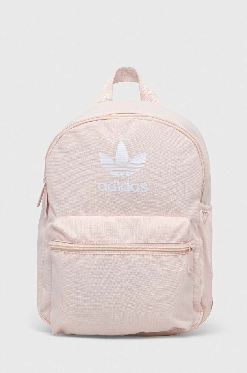 adidas Originals Batoh Small Adicol BP růžová barva malý s potiskem IC8537-pink - Pepit.cz