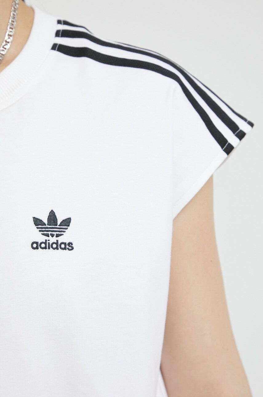 adidas Originals Bavlněné tričko bílá barva - Pepit.cz