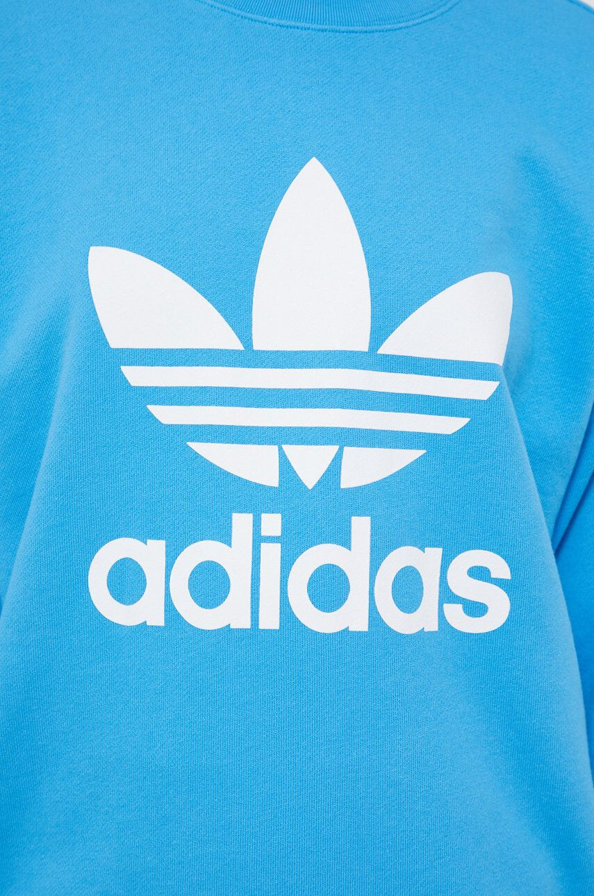 adidas Originals Bavlněná mikina dámská fialová barva s kapucí hladká - Pepit.cz