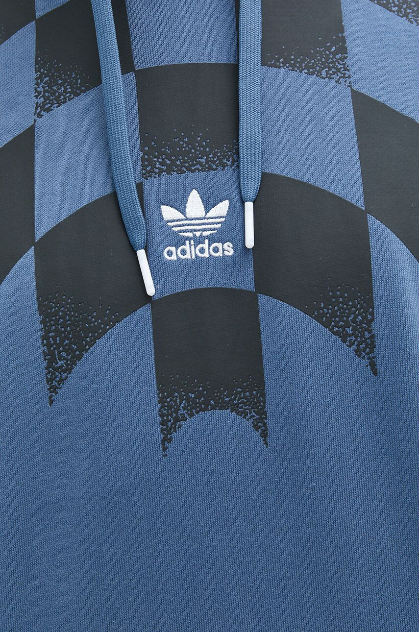 adidas Originals Bavlněná mikina pánská s kapucí s potiskem - Pepit.cz