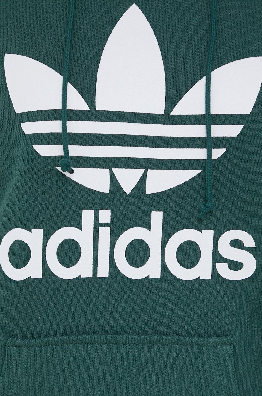 adidas Originals Bavlněná mikina pánská šedá barva s potiskem - Pepit.cz