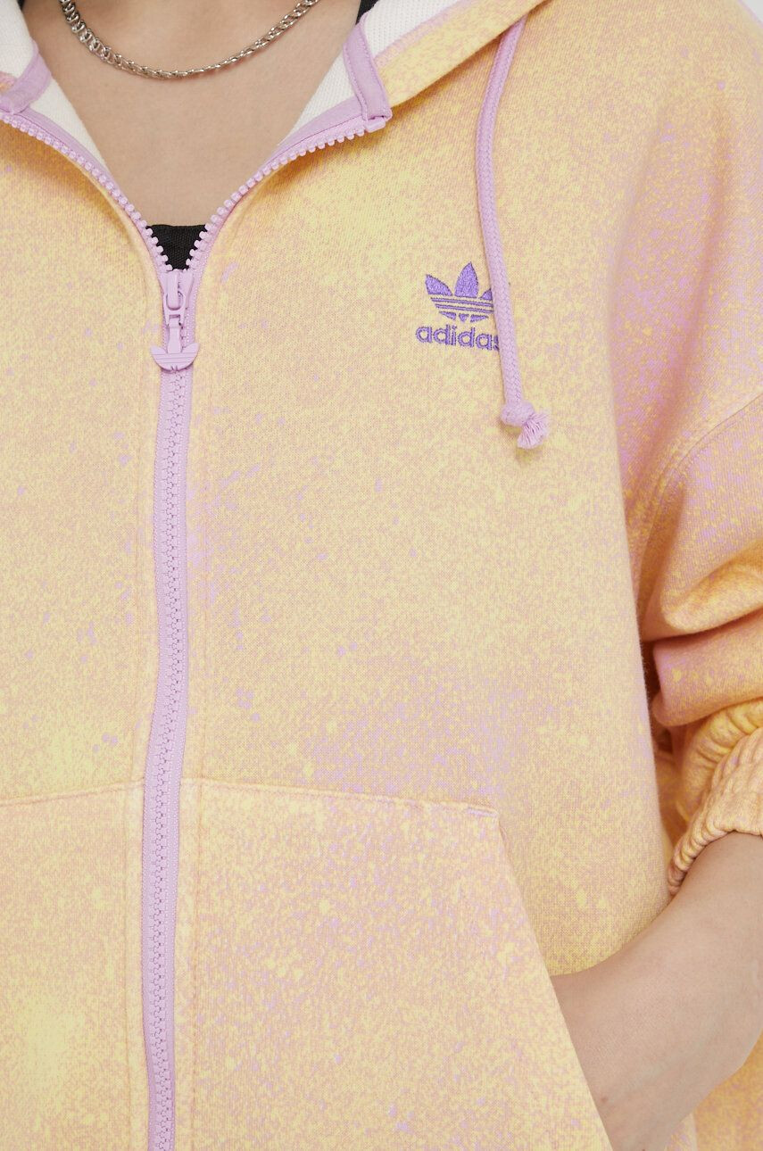 adidas Originals Bavlněná mikina dámská vzorovaná - Pepit.cz