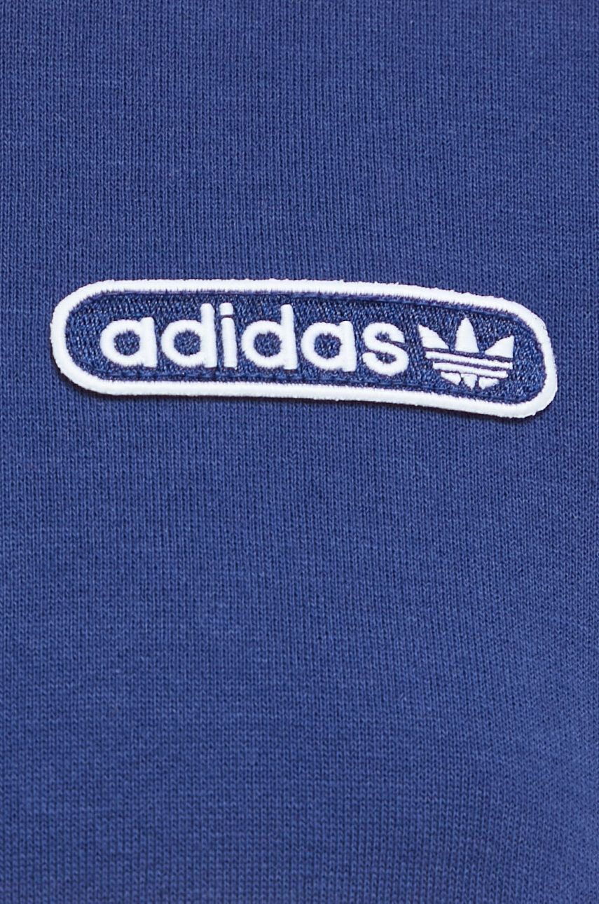 adidas Originals Bavlněná mikina dámská bílá barva s aplikací - Pepit.cz