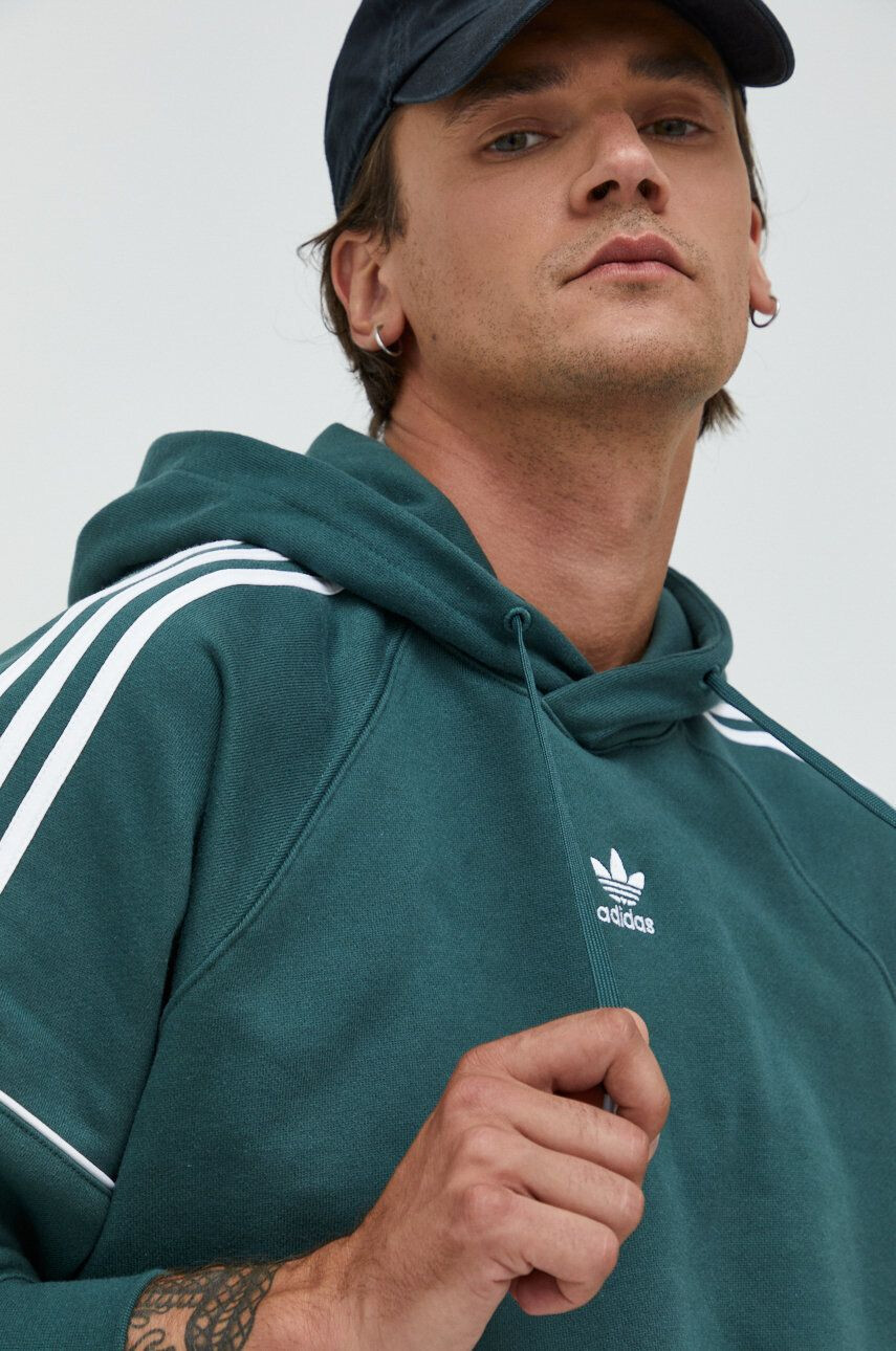 adidas Originals Bavlněná mikina dámská šedá barva melanžová - Pepit.cz