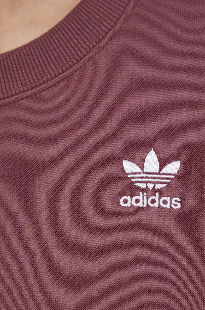 adidas Originals Bavlněná mikina Adicolor dámská fialová barva s potiskem HC2028-QUICRI - Pepit.cz