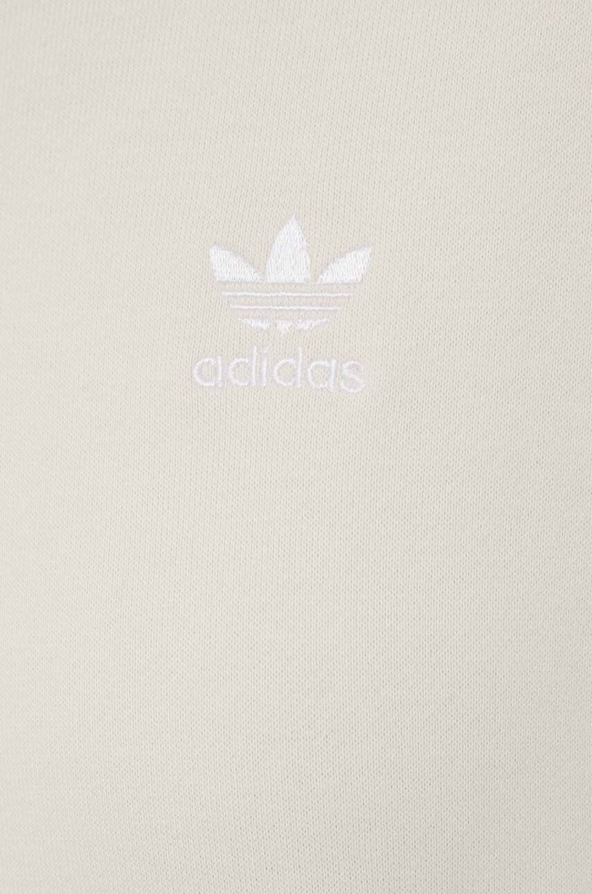 adidas Originals Bavlněná mikina Always Original HF2088 dámská béžová barva s aplikací - Pepit.cz