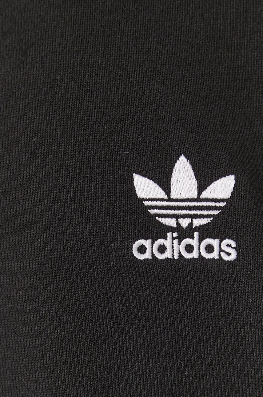 adidas Originals Bavlněná mikina černá barva s potiskem H41315-BLACK - Pepit.cz