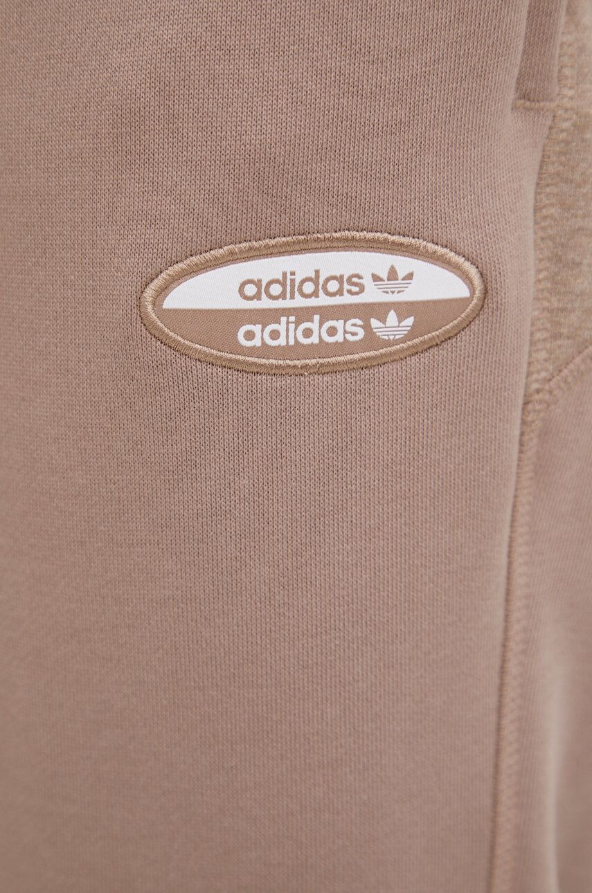 adidas Originals Bavlněné tepláky HC9461 béžová barva - Pepit.cz