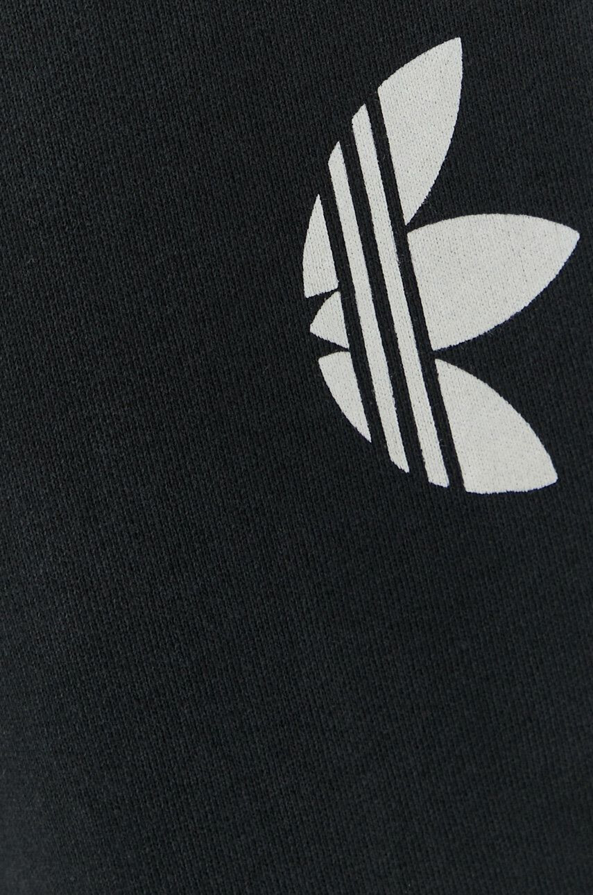 adidas Originals Bavlněné tepláky černá barva s potiskem - Pepit.cz