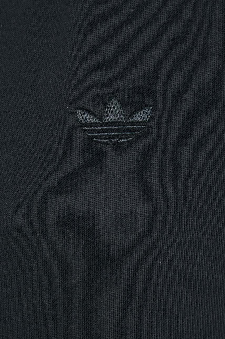 adidas Originals Bavlněné tričko černá barva - Pepit.cz