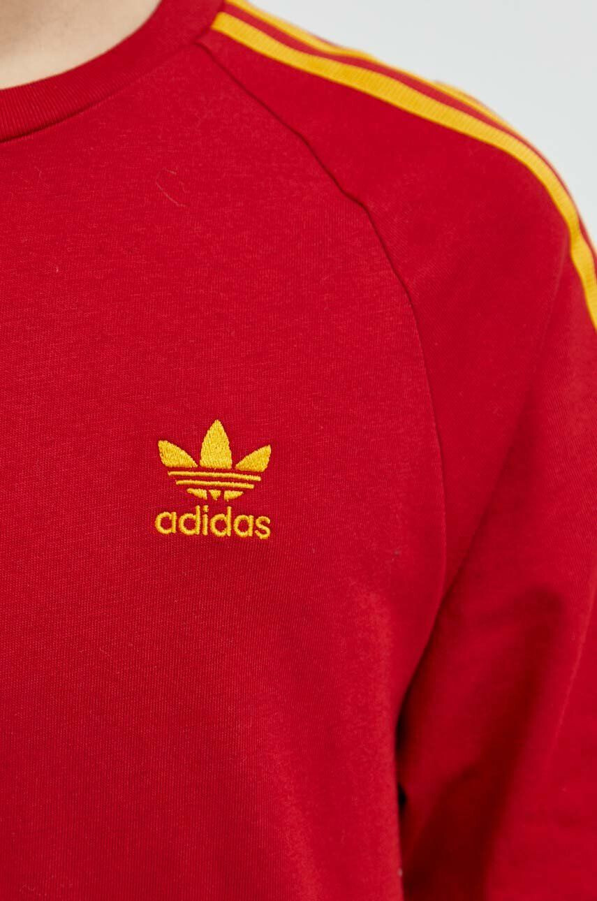 adidas Originals Bavlněné tričko bílá barva s potiskem - Pepit.cz