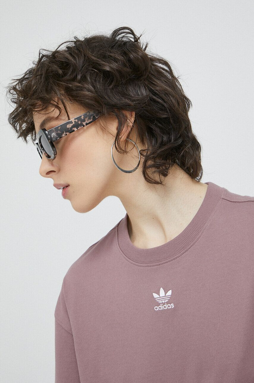 adidas Originals Bavlněné tričko černá barva - Pepit.cz