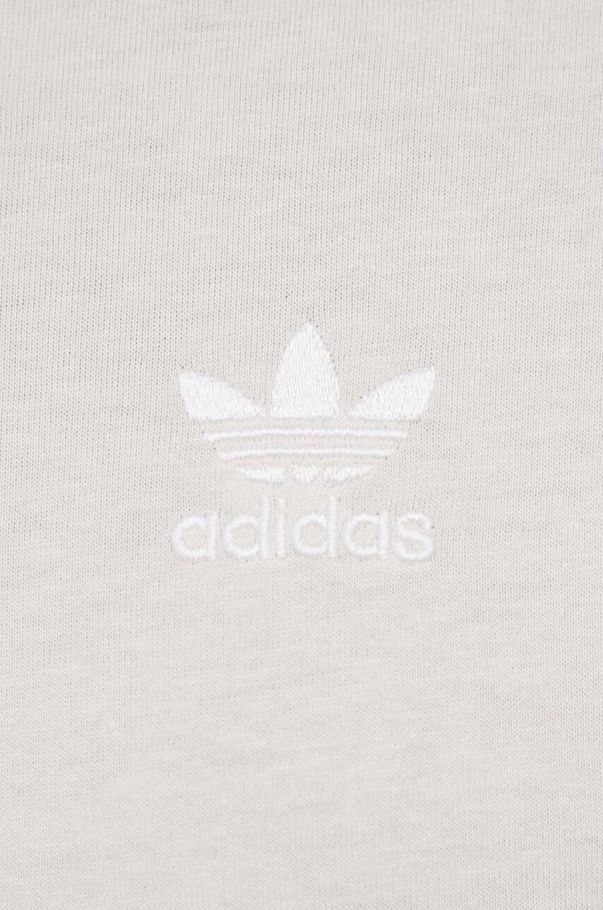 adidas Originals Bavlněné tričko béžová barva - Pepit.cz