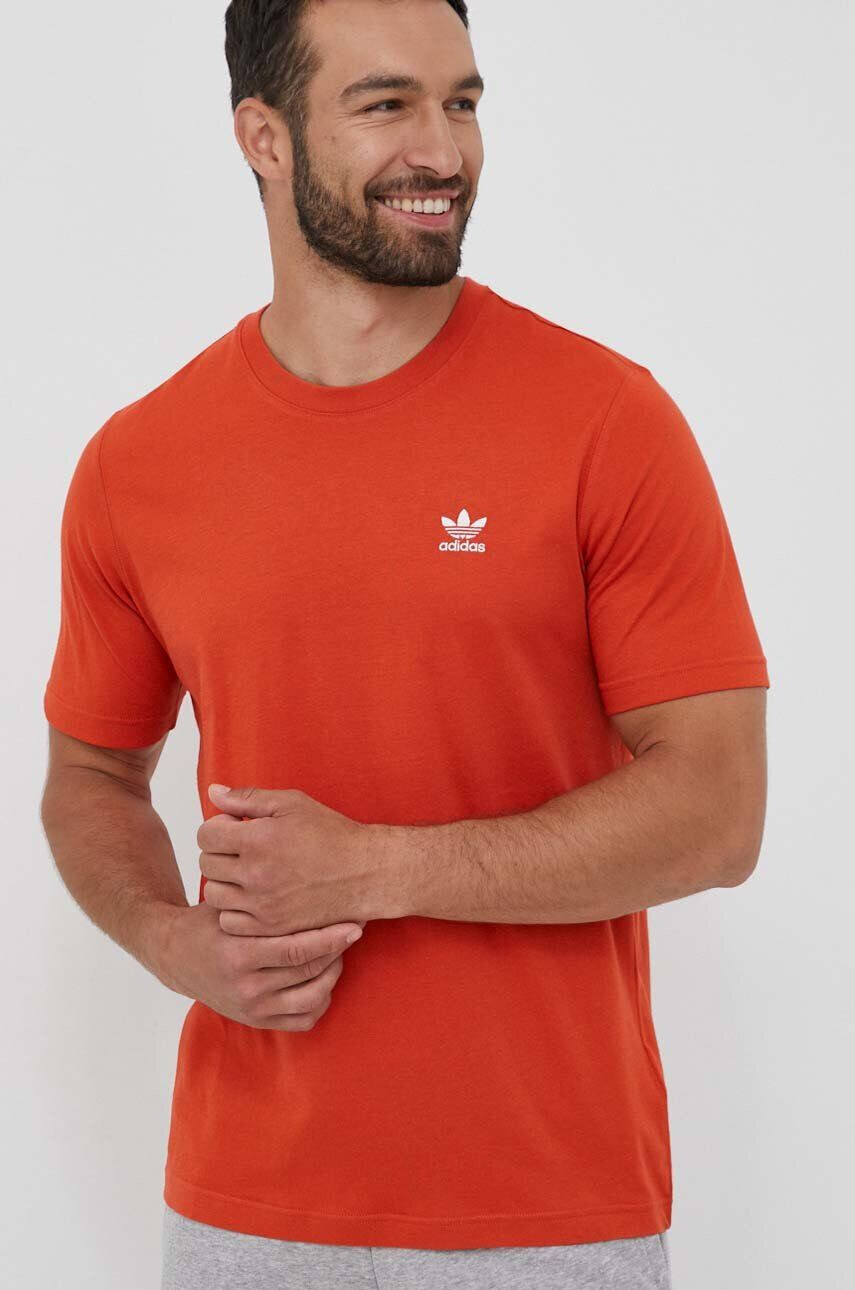 adidas Originals Bavlněné tričko oranžová barva - Pepit.cz