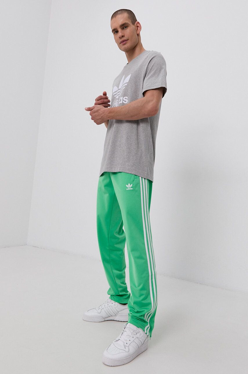 adidas Originals Bavlněné tričko H06643 šedá barva melanžové - Pepit.cz