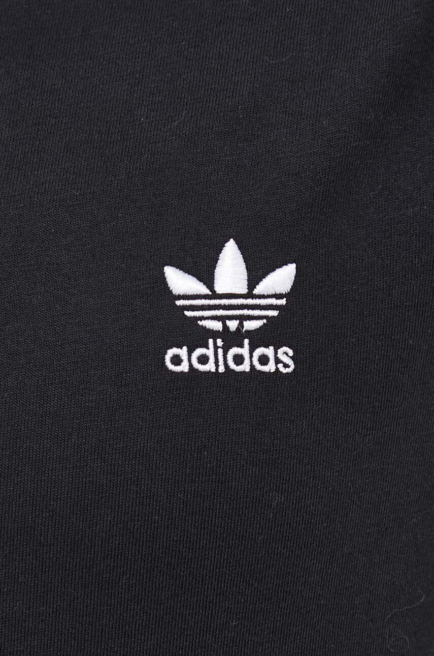 adidas Originals Bavlněné tričko černá barva - Pepit.cz