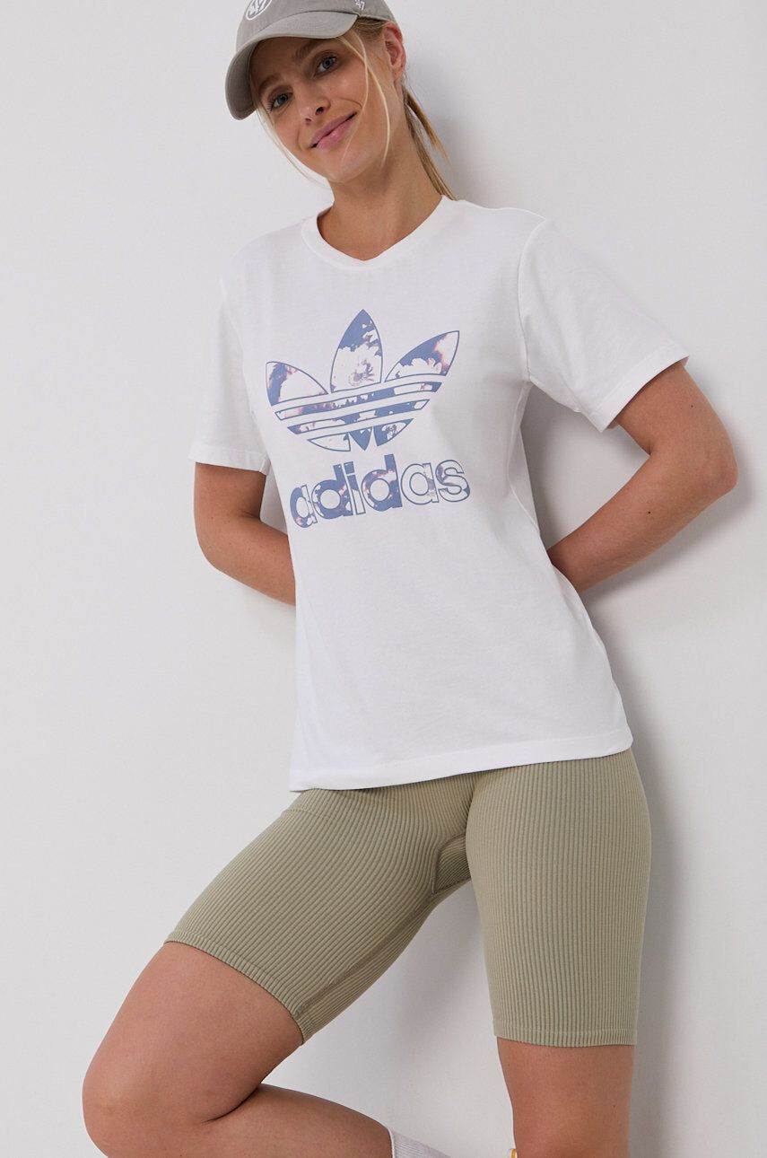 adidas Originals Bavlněné tričko H20406 - Pepit.cz