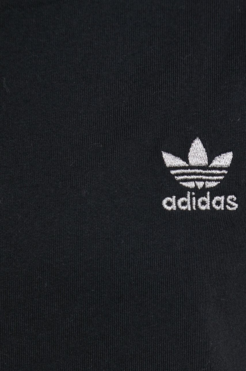 adidas Originals Bavlněné tričko Adicolor HF7533 černá barva - Pepit.cz