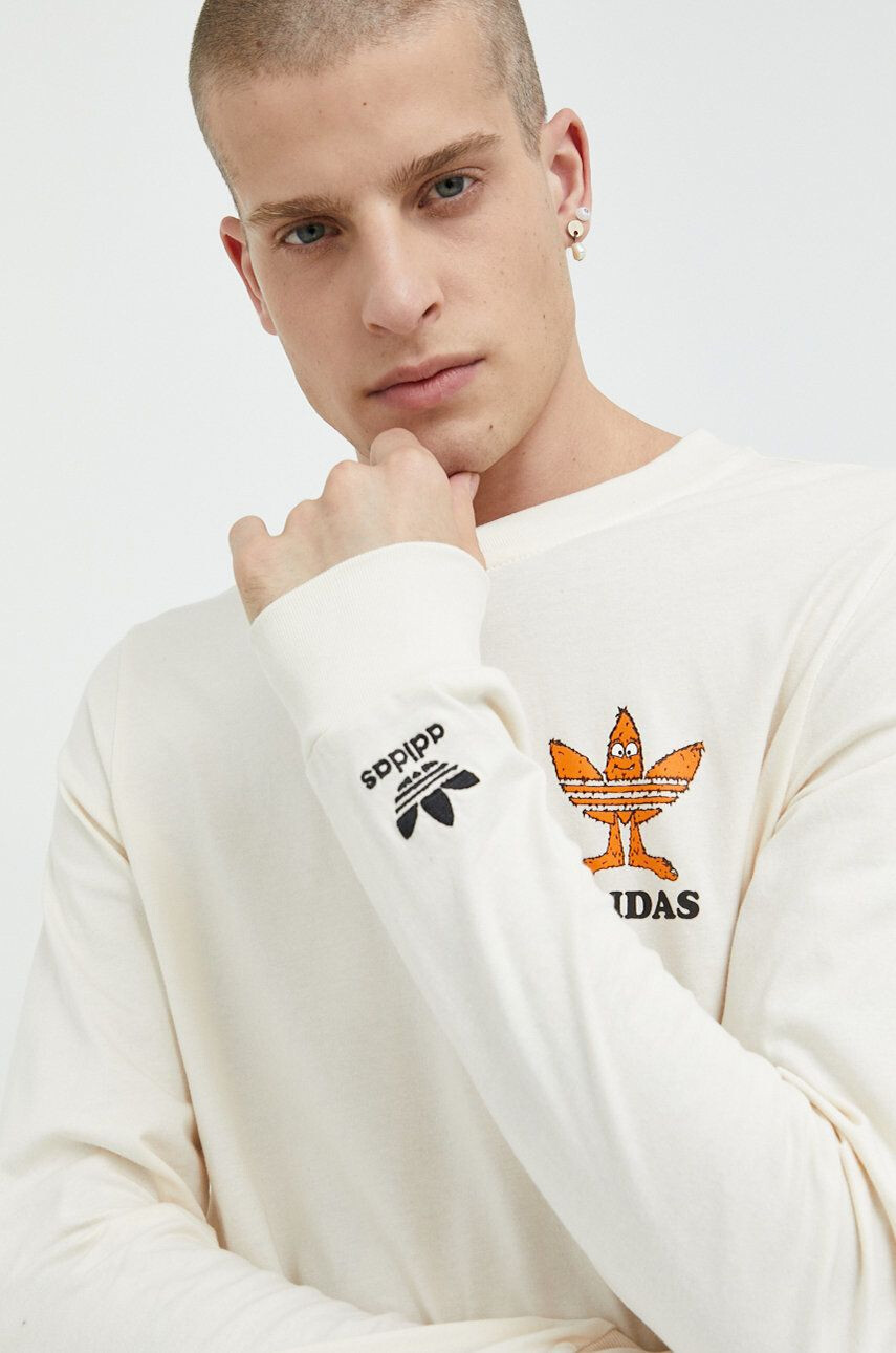 adidas Originals Bavlněné tričko s dlouhým rukávem - Pepit.cz