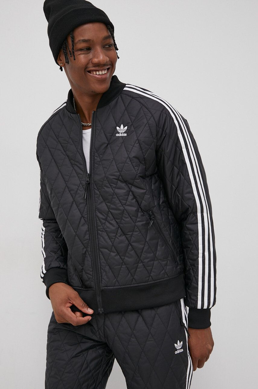 adidas Originals Bomber bunda H11439 černá barva přechodná - Pepit.cz