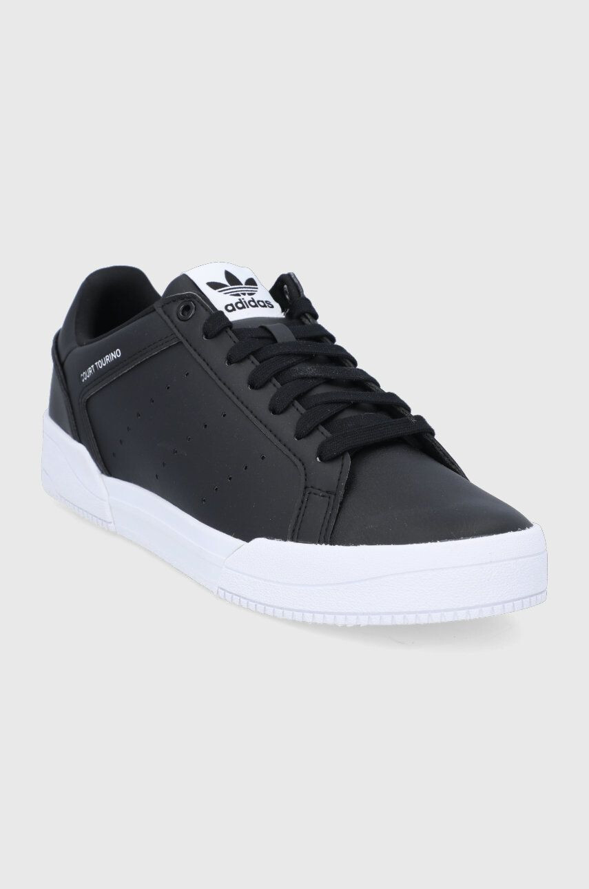 adidas Originals Boty Court Tourino H02176 černá barva - Pepit.cz