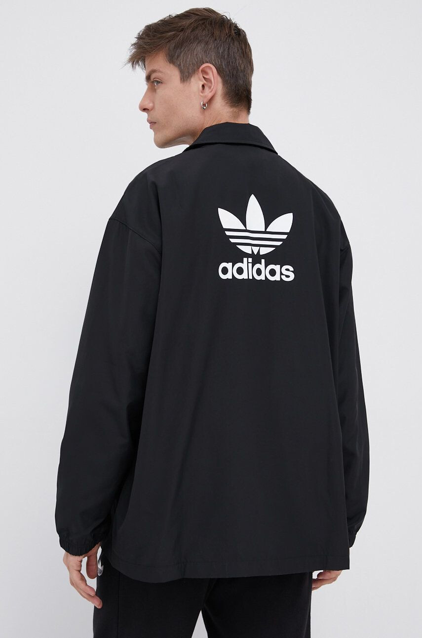 adidas Originals Bunda dámská černá barva zimní oversize - Pepit.cz