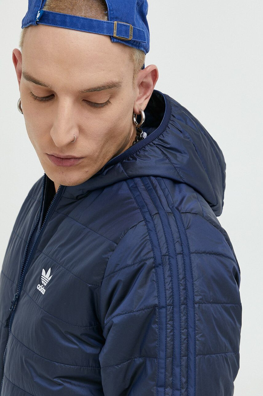 adidas Originals Bunda pánská béžová barva přechodná oversize - Pepit.cz