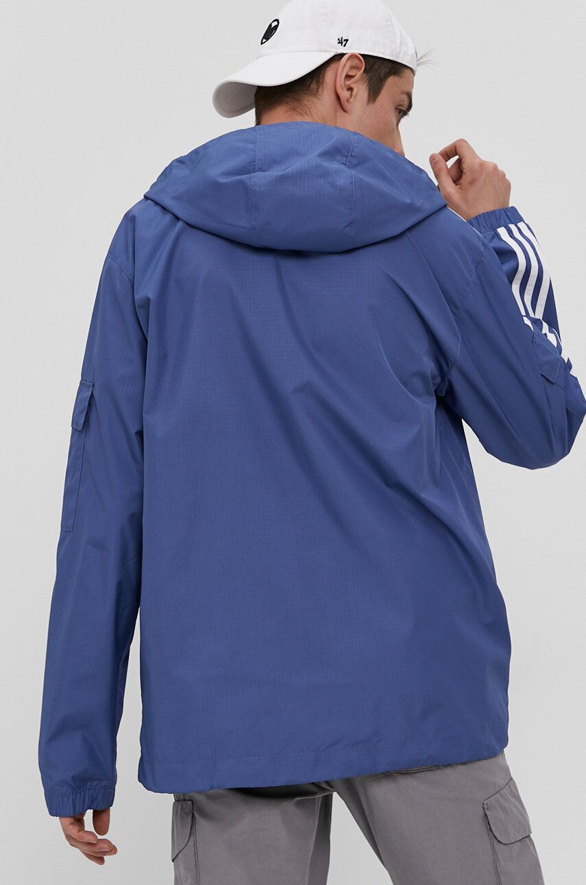 adidas Originals Bunda pánská černá barva přechodná - Pepit.cz