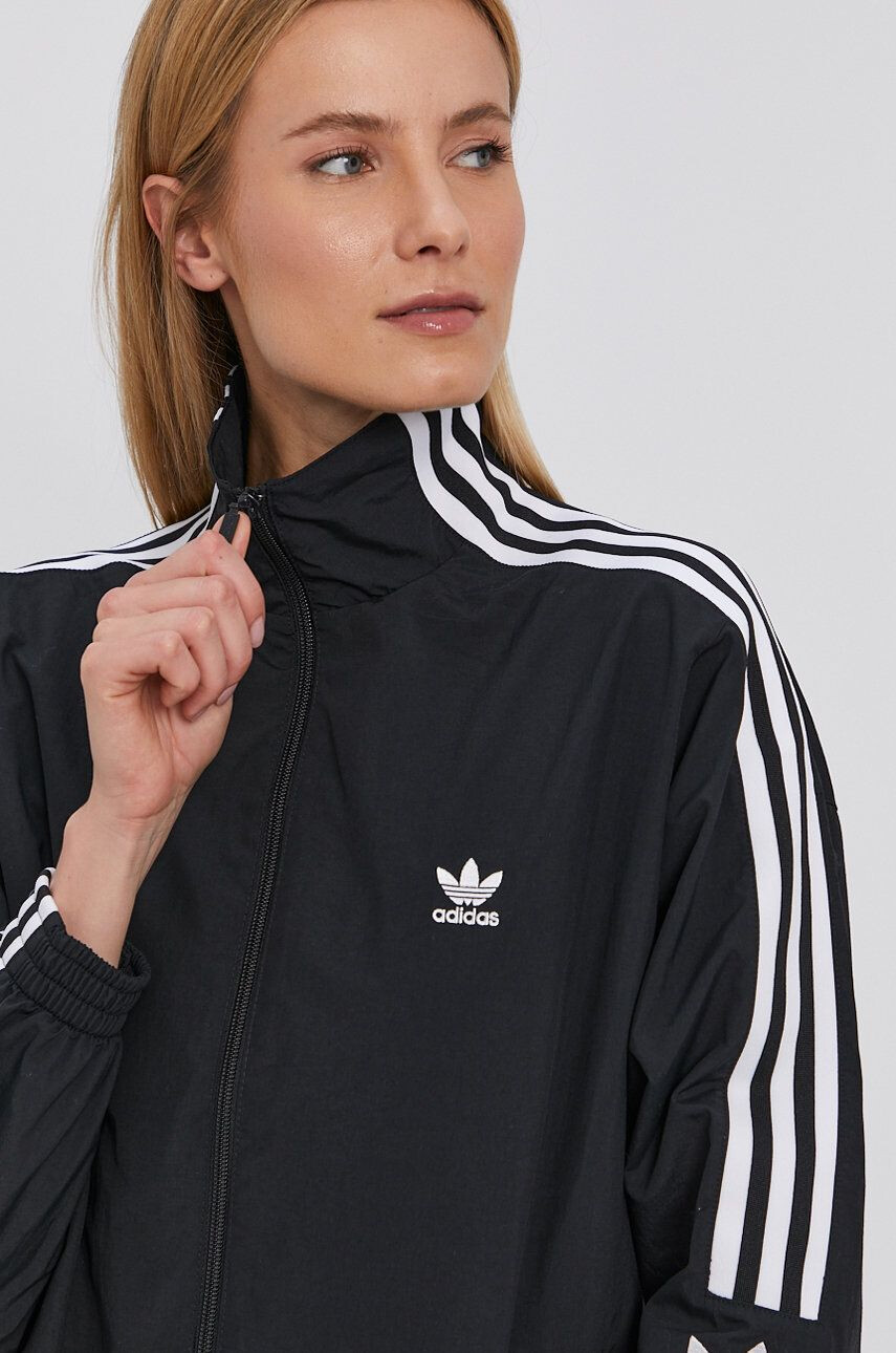 adidas Originals Bunda H20540 dámská černá barva přechodná - Pepit.cz