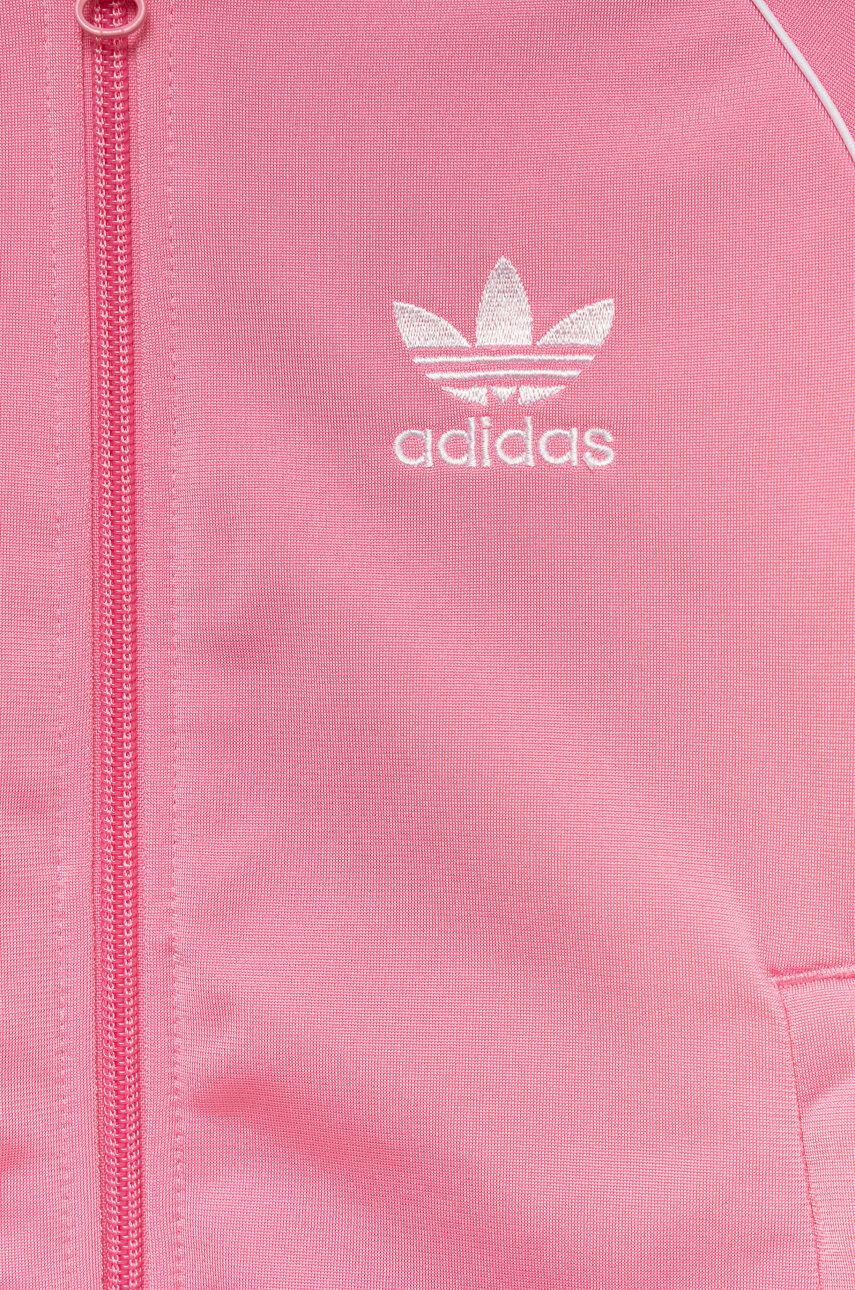 adidas Originals Dětská mikina růžová barva s aplikací - Pepit.cz