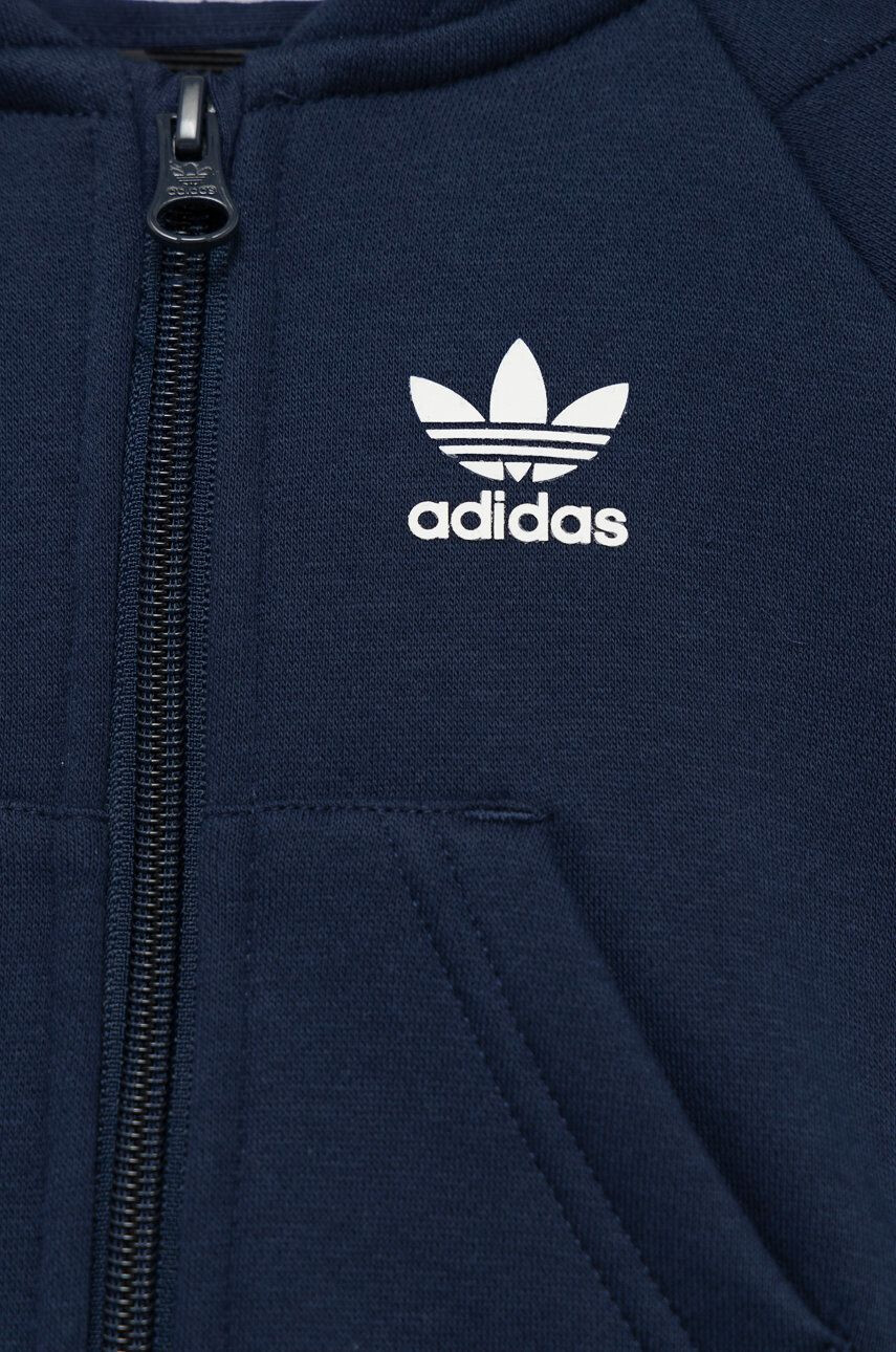 adidas Originals Dětská tepláková souprava tmavomodrá barva - Pepit.cz