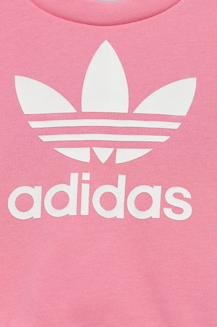 adidas Originals Dětská tepláková souprava růžová barva - Pepit.cz