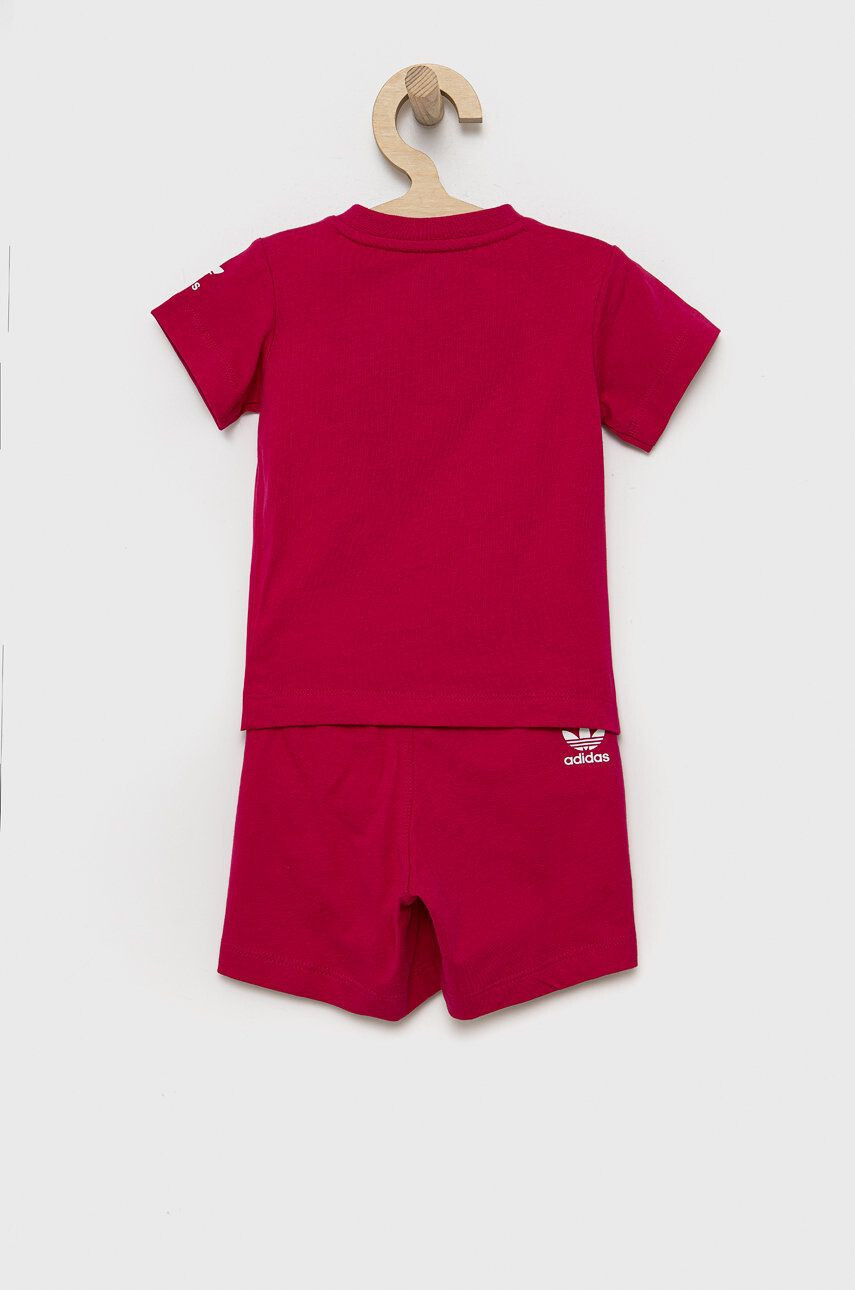 adidas Originals Dětská bavlněná souprava HE2070 bílá barva - Pepit.cz