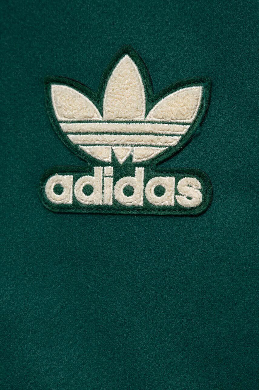 adidas Originals Dětská bomber bunda červená barva - Pepit.cz