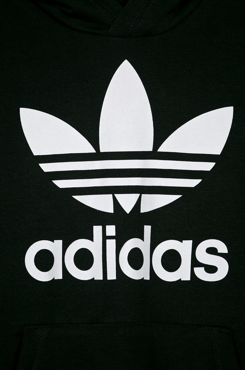 adidas Originals Mikina DV2870 černá barva s potiskem - Pepit.cz